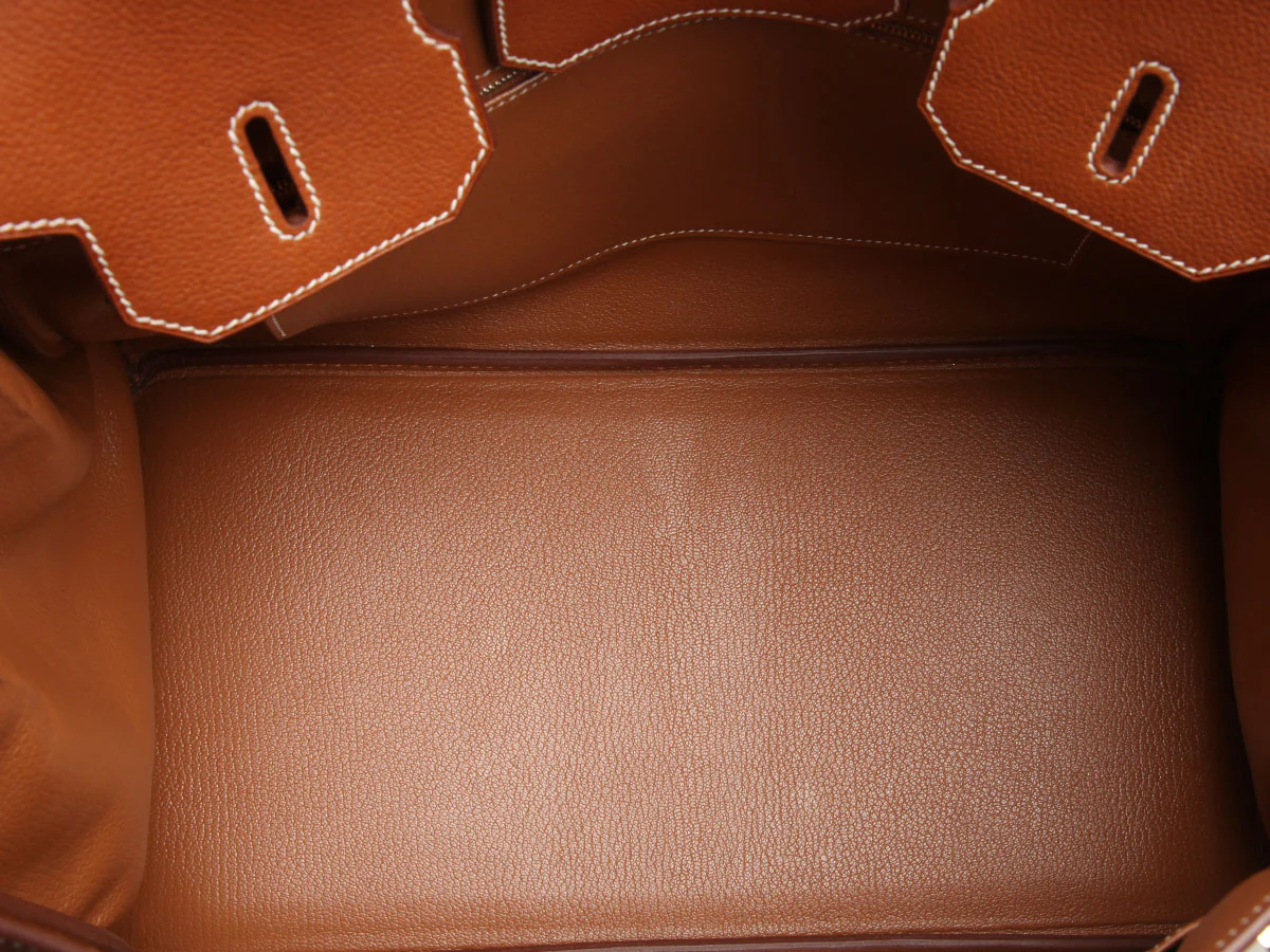 Hermes Fauve Barenia Faubourg Birkin 35 - Image 9