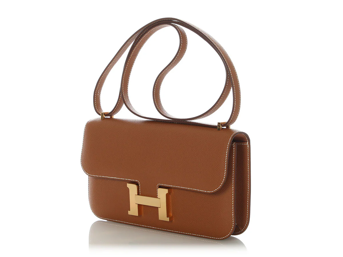 Hermès Gold Epsom Constance Elan Mirror - Image 3