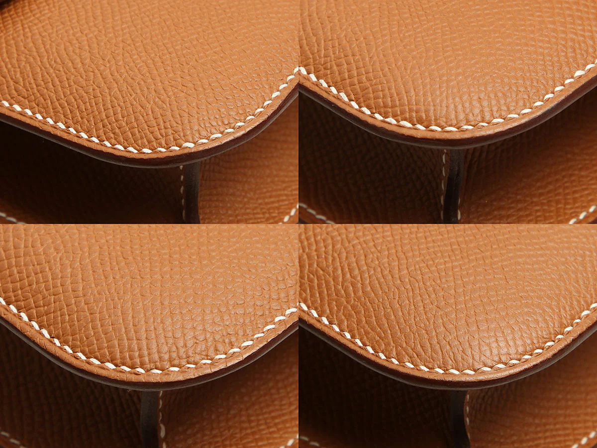 Hermès Gold Epsom Constance Elan Mirror - Image 8