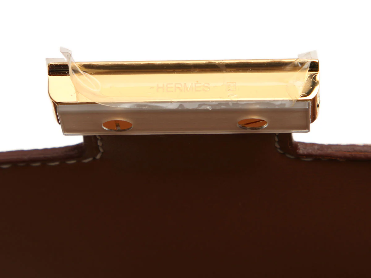 Hermès Gold Epsom Constance Mirror 18 - Image 10