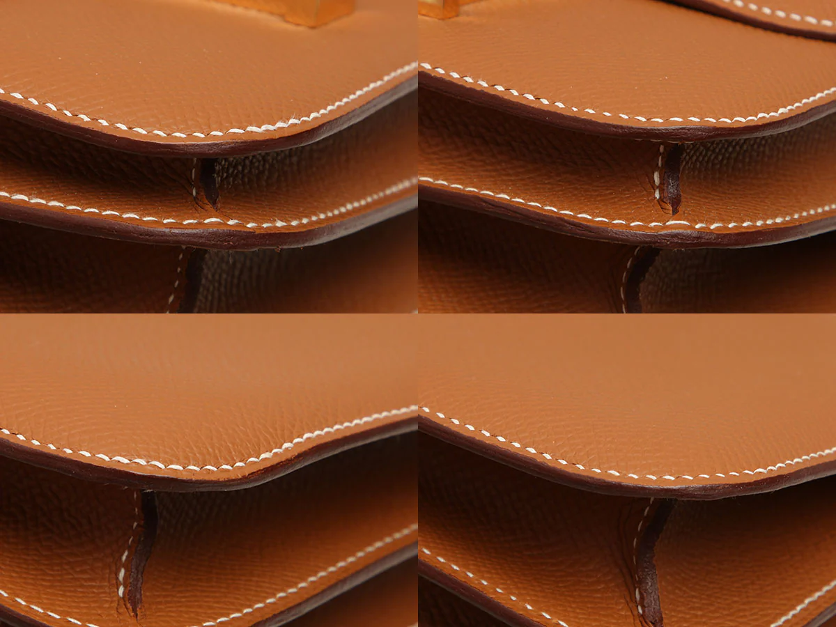 Hermès Gold Epsom Constance Mirror 18 - Image 11