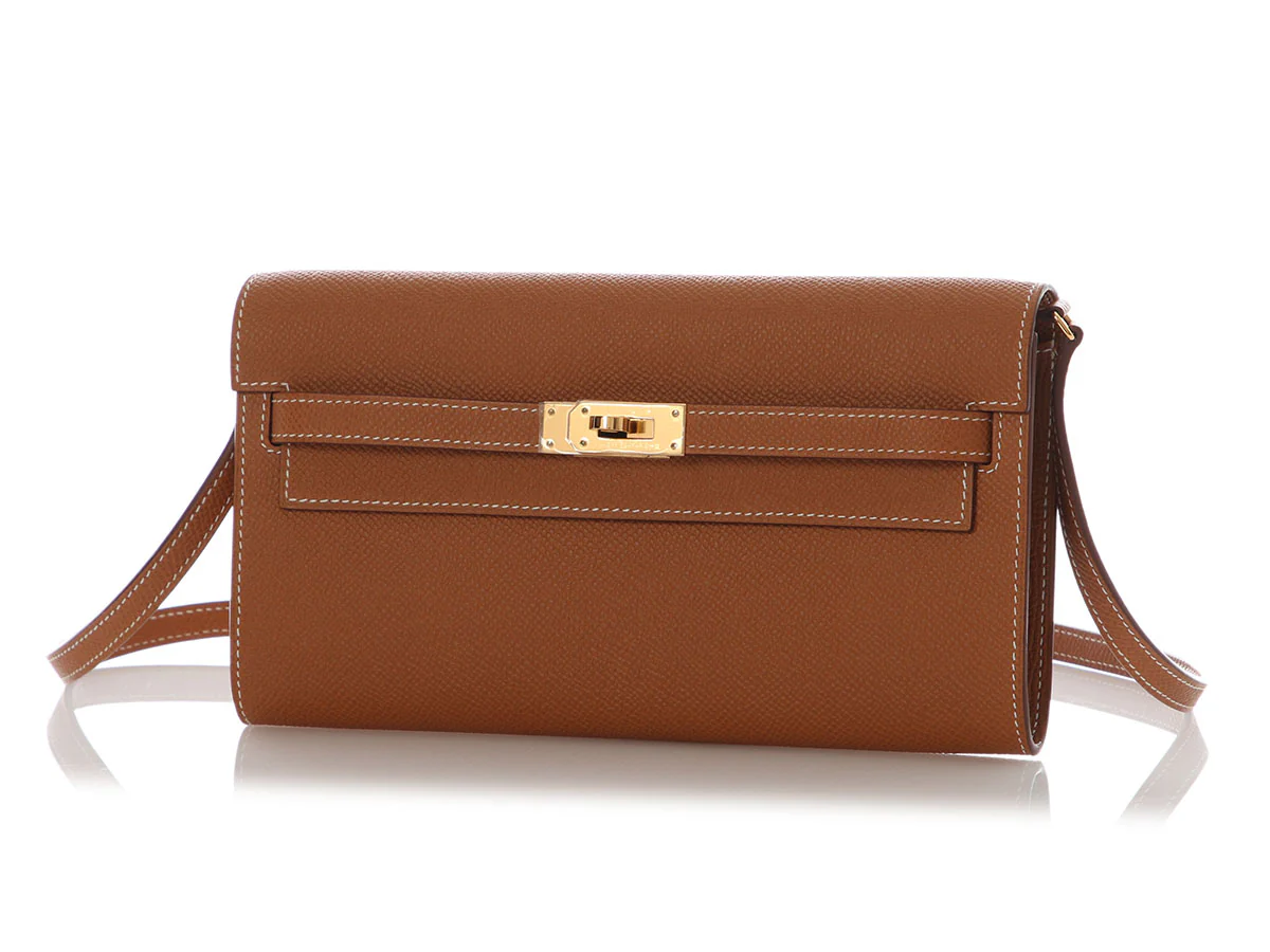 Hermès Gold Epsom Kelly To Go Wallet - Image 2