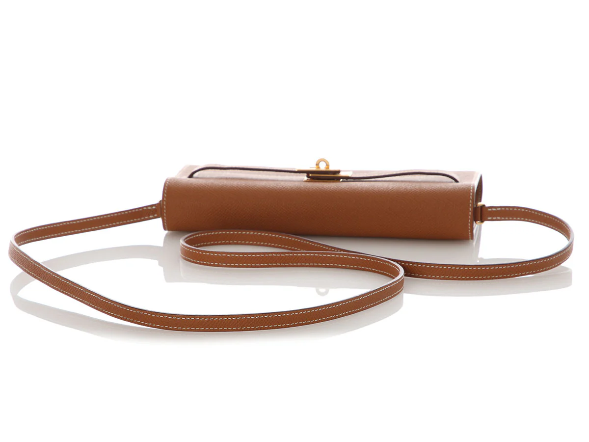 Hermès Gold Epsom Kelly To Go Wallet - Image 6