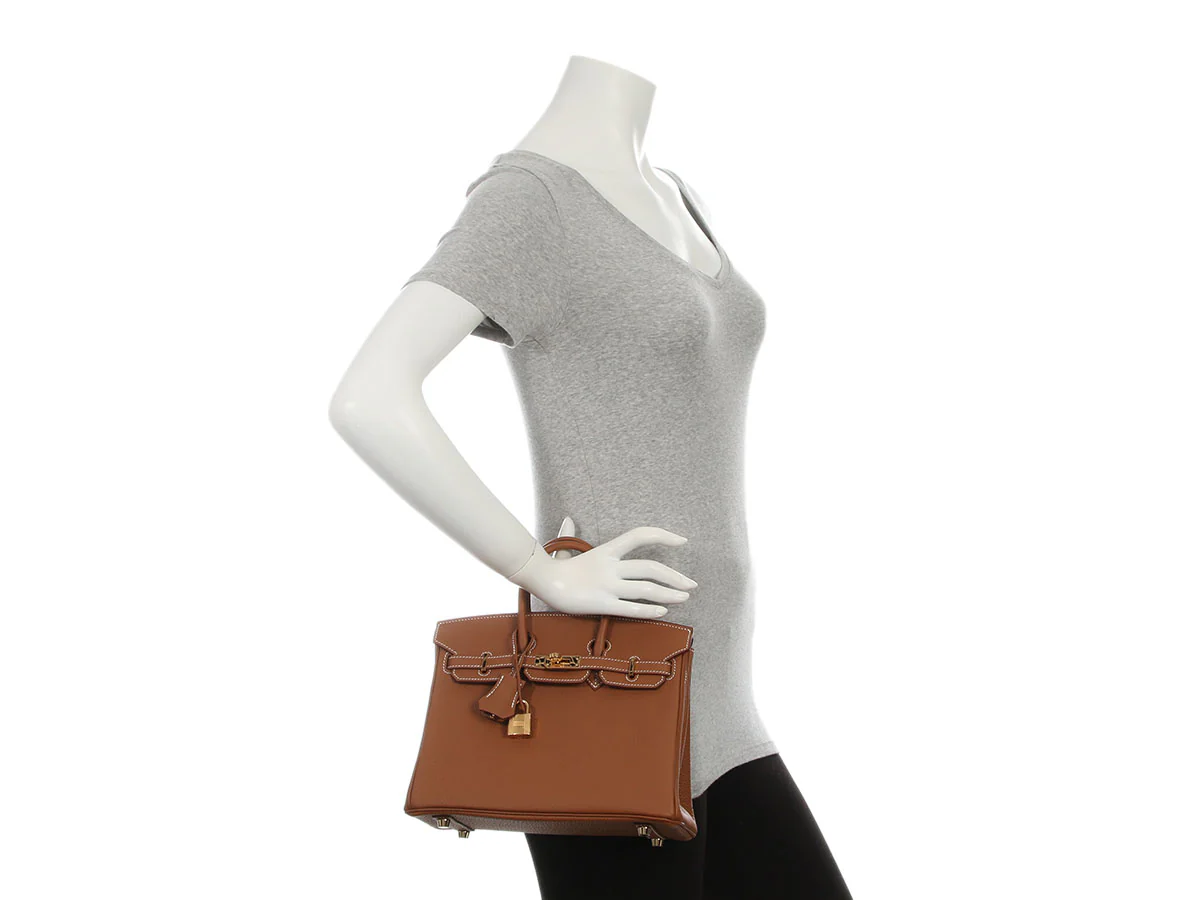 Hermès Gold Togo Birkin 25 - Image 11