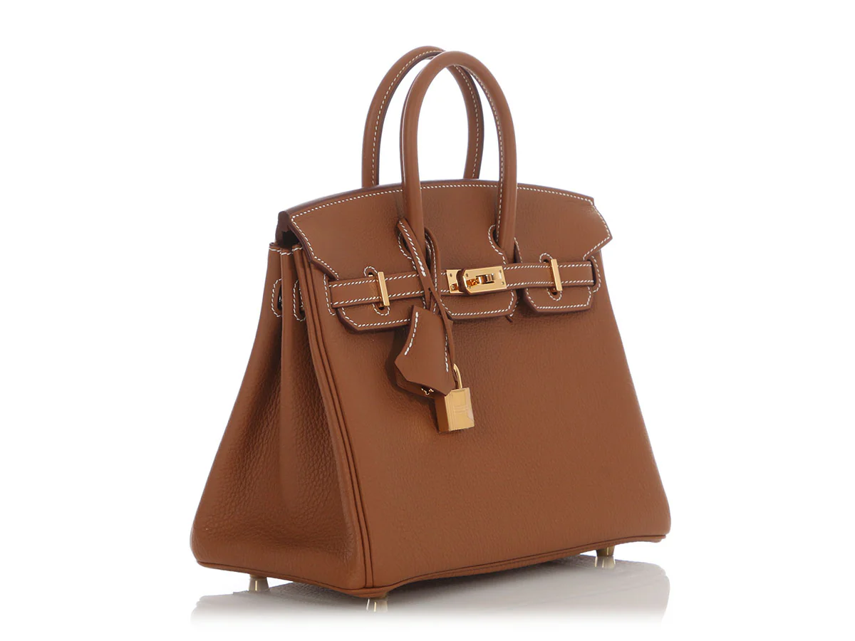 Hermès Gold Togo Birkin 25 - Image 5