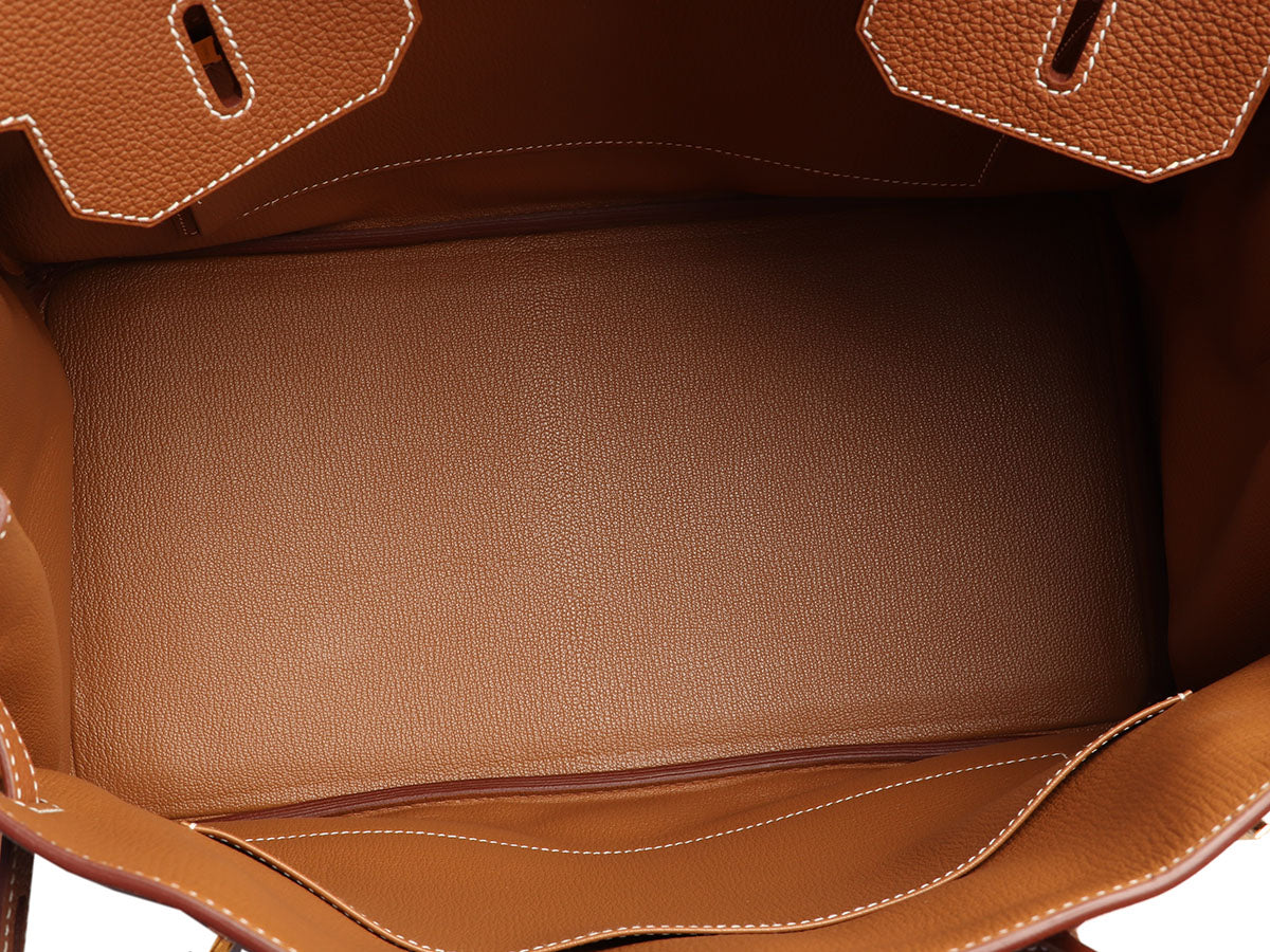 Hermès Gold Togo Birkin 35 - Image 10