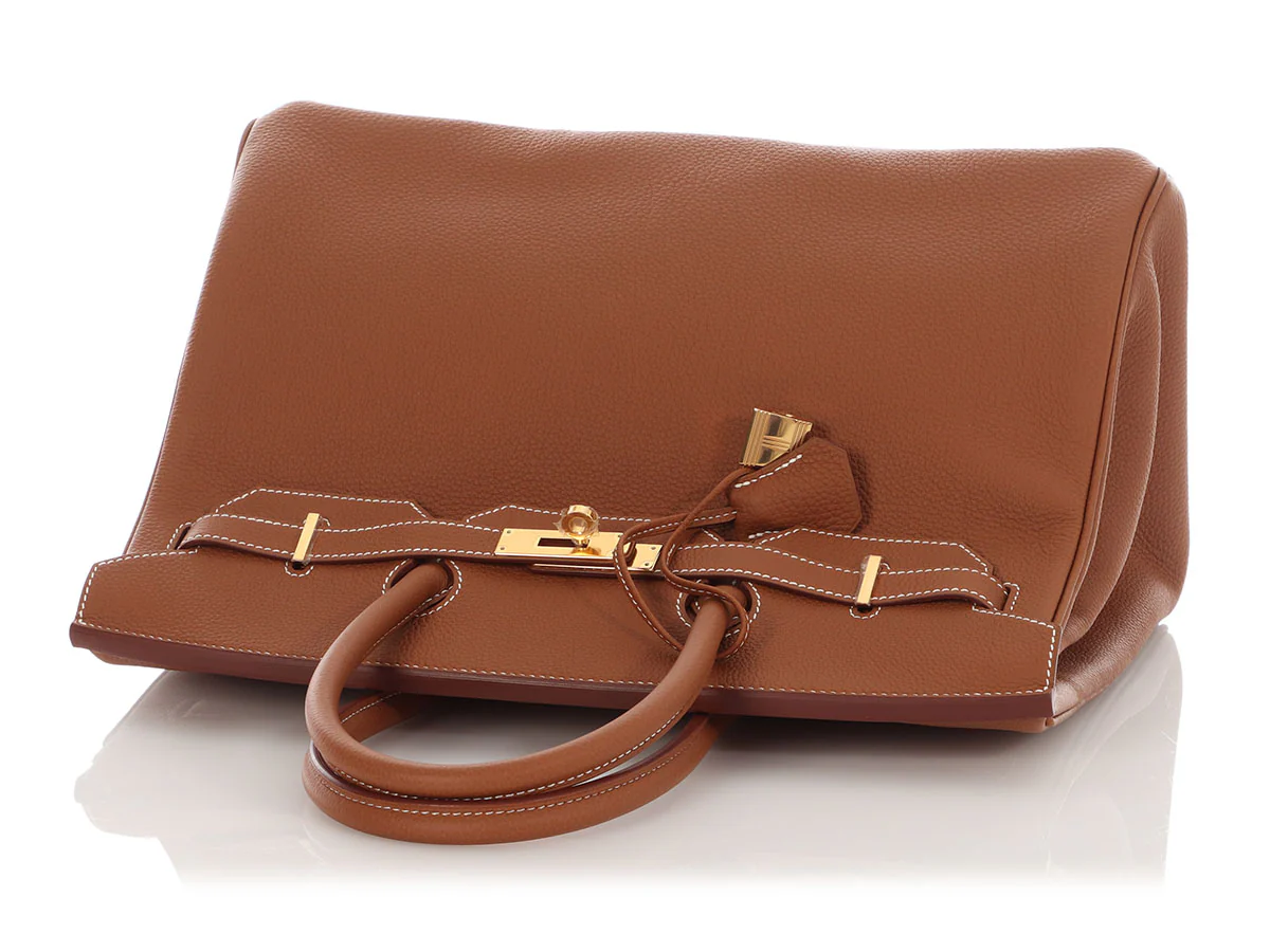 Hermès Gold Togo Birkin 35 - Image 7