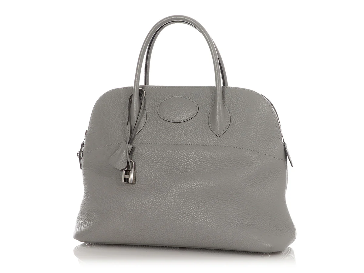 Hermès Gris Mouette Clémence Bolide 35 - Image 2
