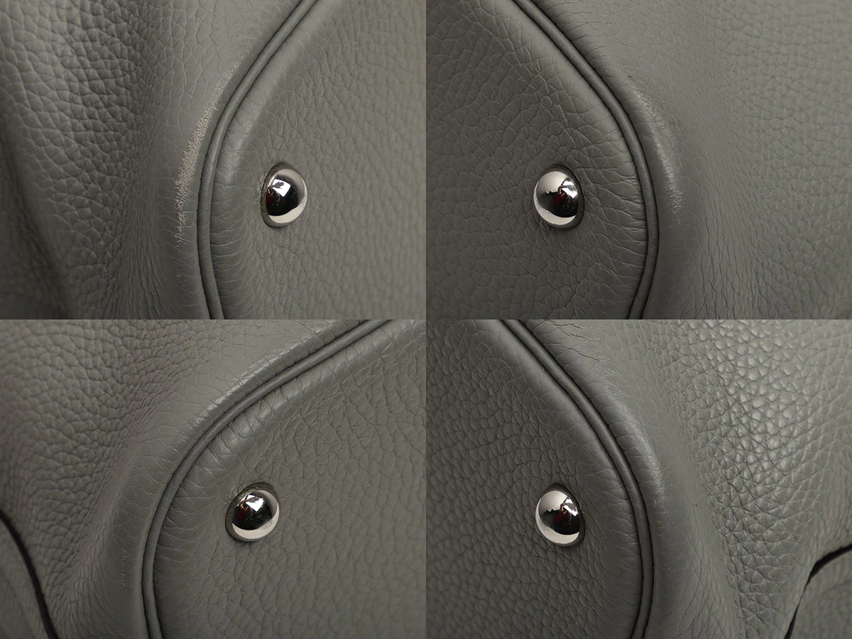 Hermès Gris Mouette Clémence Bolide 35 - Image 9