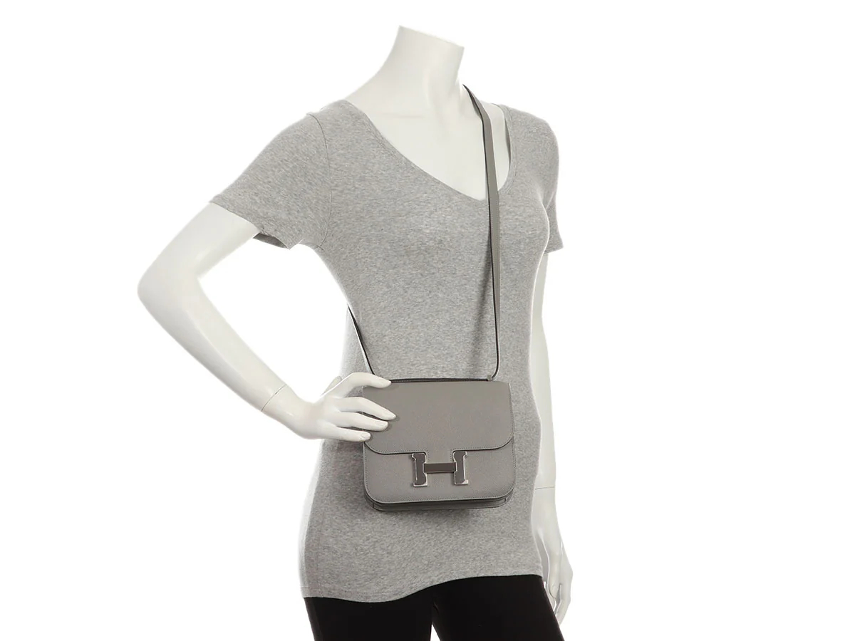 Hermès Gris Mouette Epsom Constance 18 - Image 10