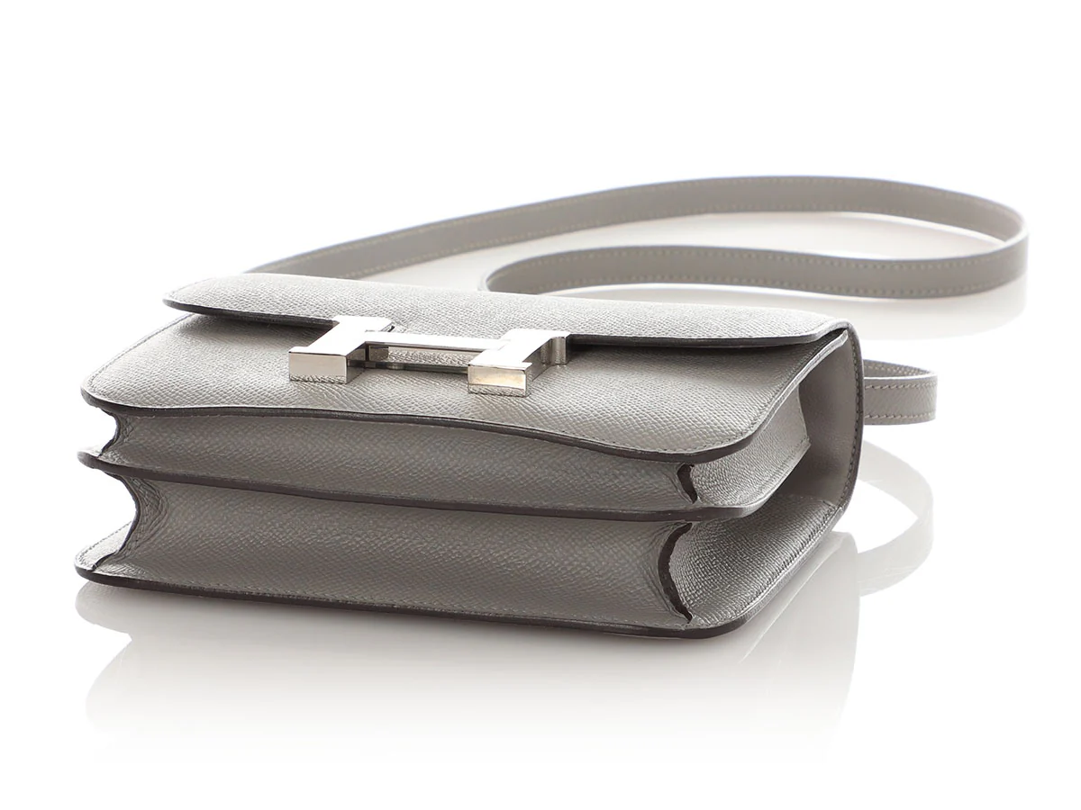 Hermès Gris Mouette Epsom Constance 18 - Image 6