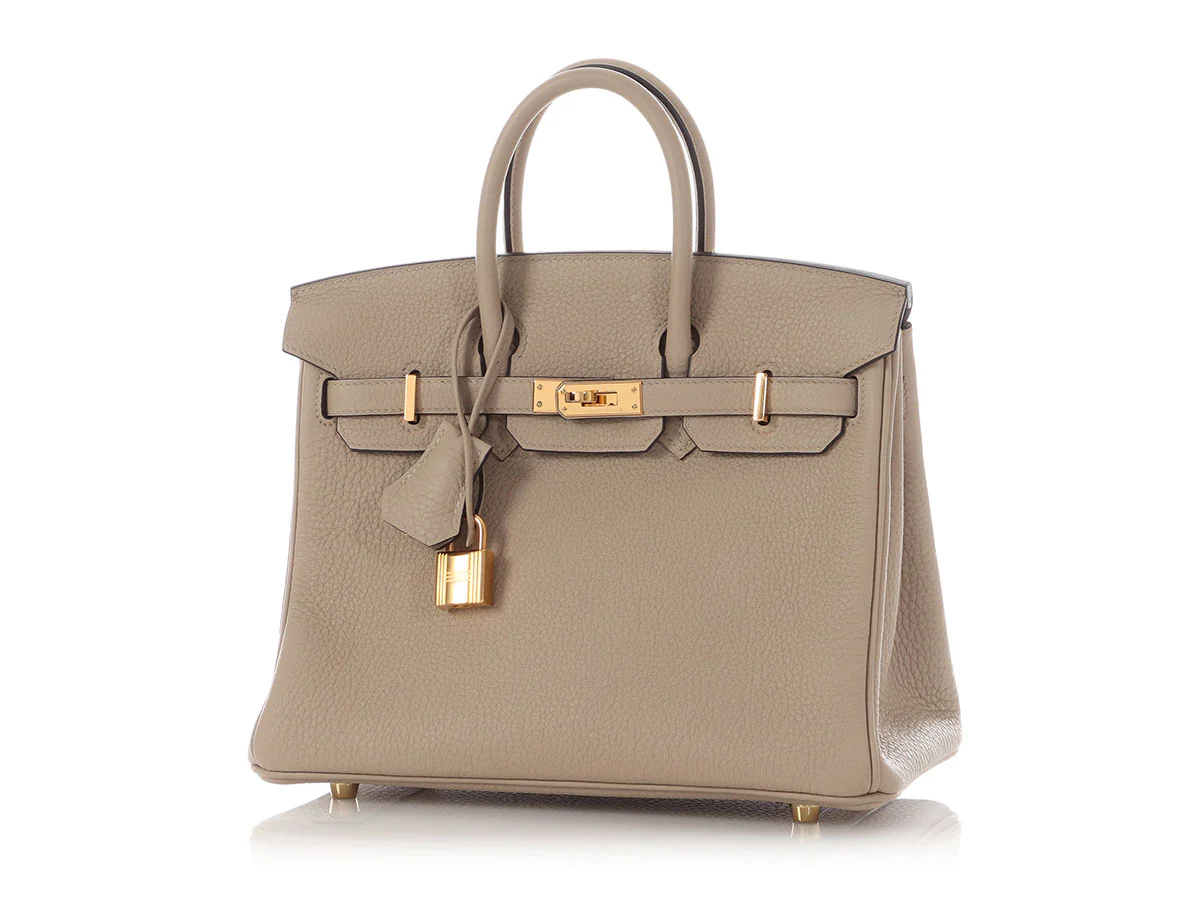 Hermès Gris Tourterelle Togo Birkin 25 - Image 2
