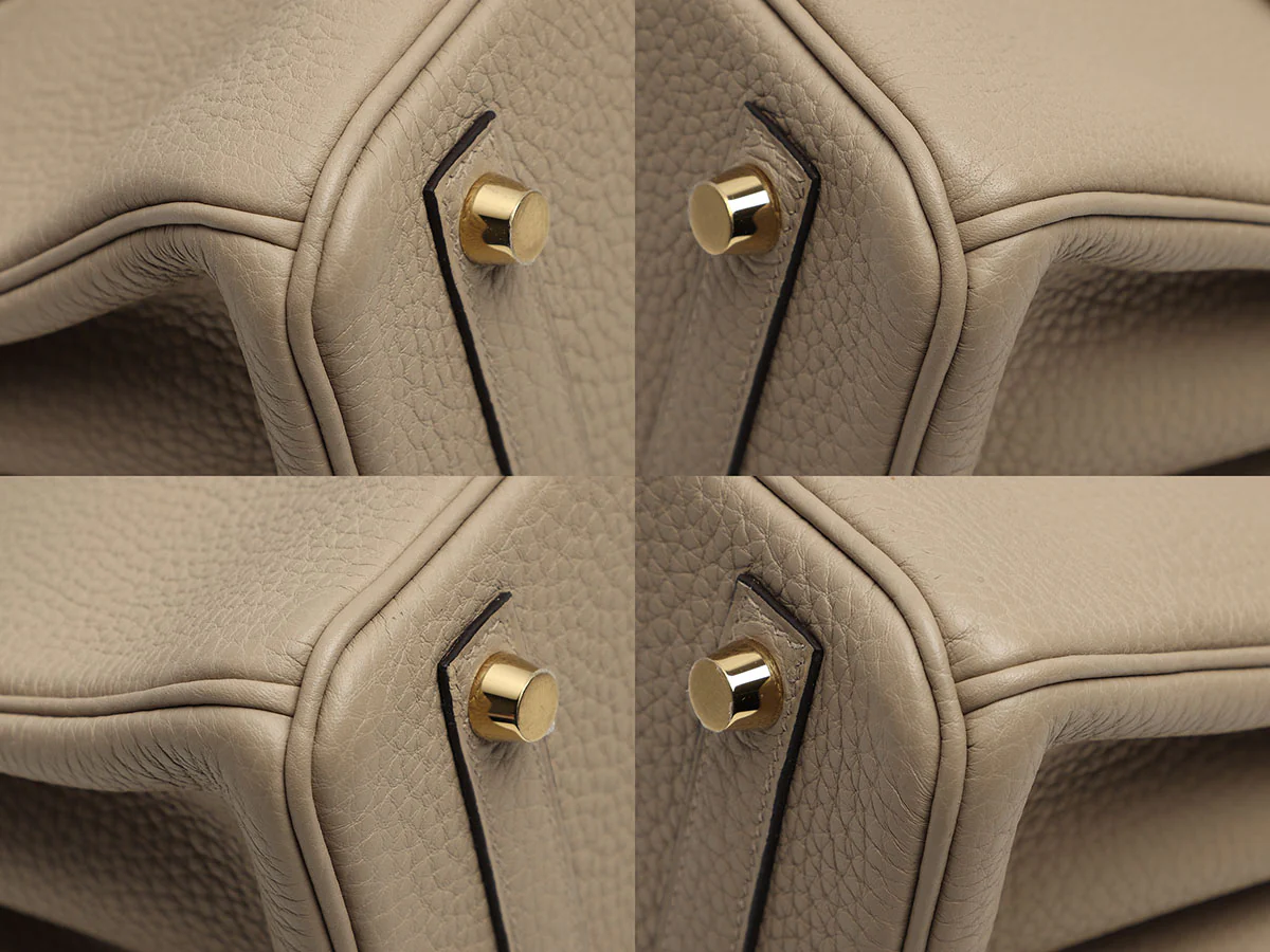 Hermès Gris Tourterelle Togo Birkin 25 - Image 8