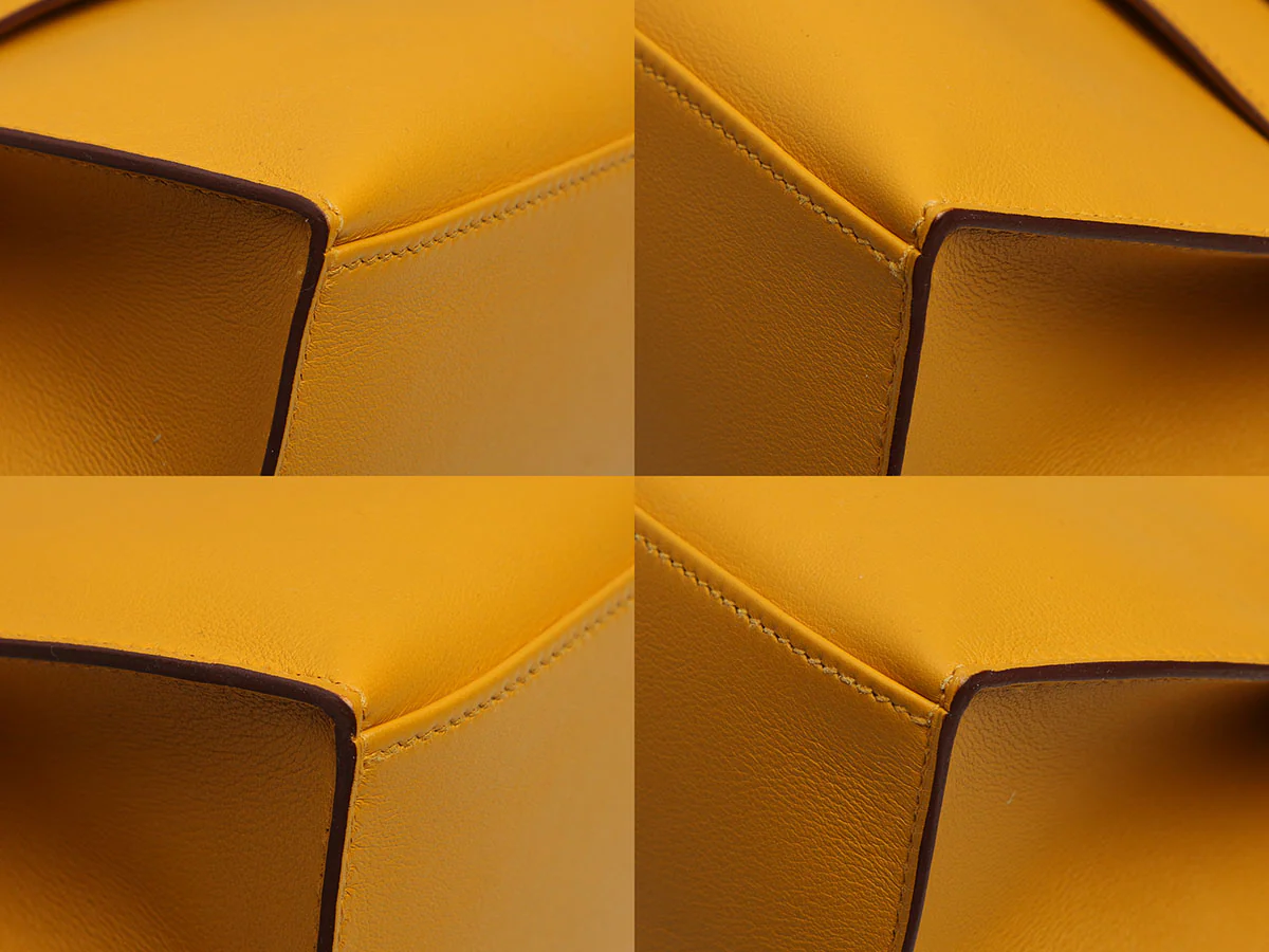 Hermès Jaune Ambre Swift Kelly Pochette - Image 10