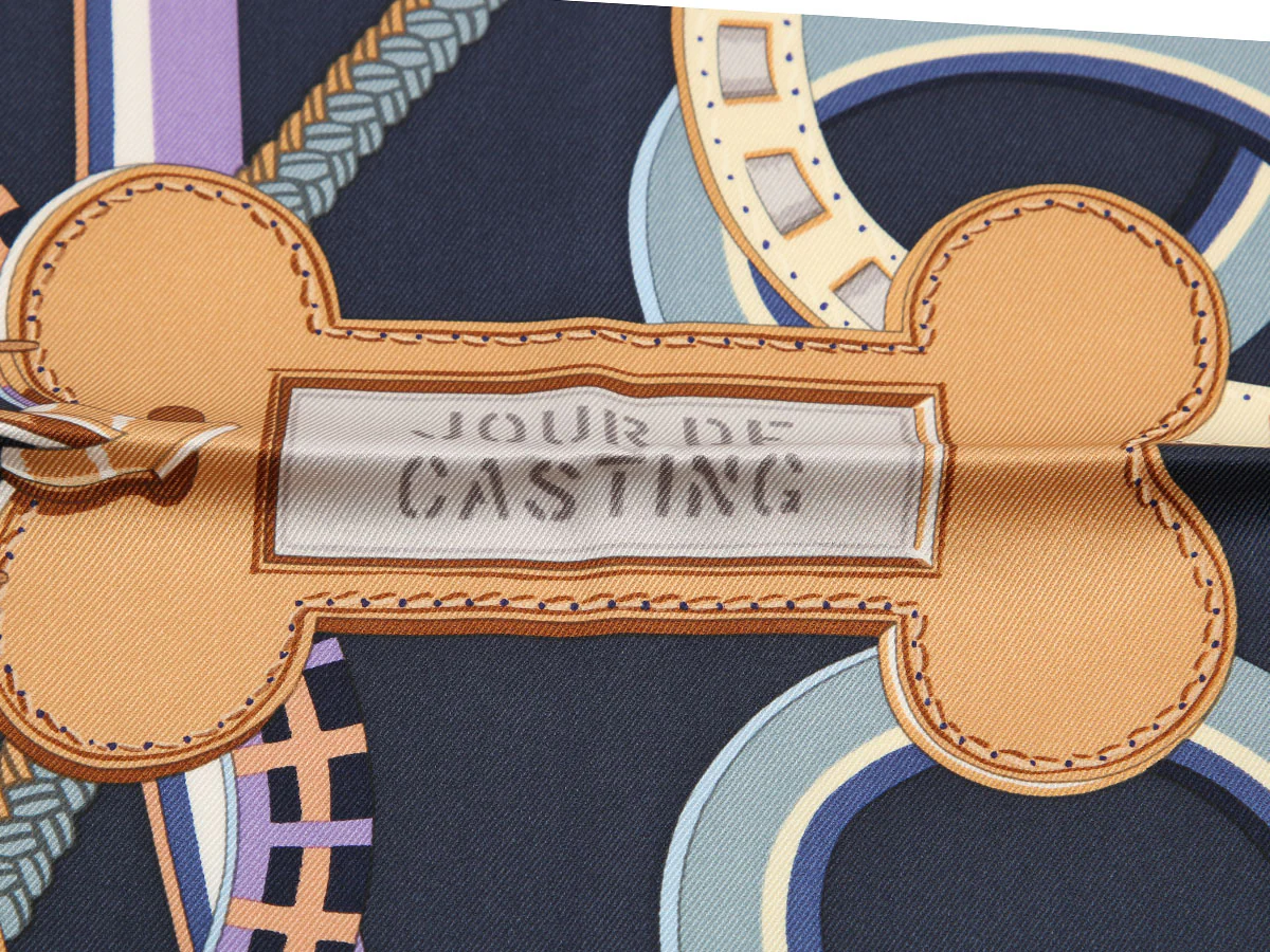 Hermès Jour de Casting Silk Scarf 70cm - Image 3