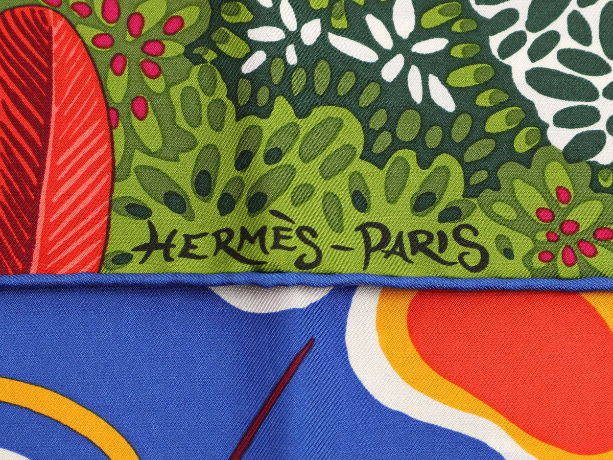 Hermès L’esprit de la Fôret Silk Scarf 90cm - Image 2