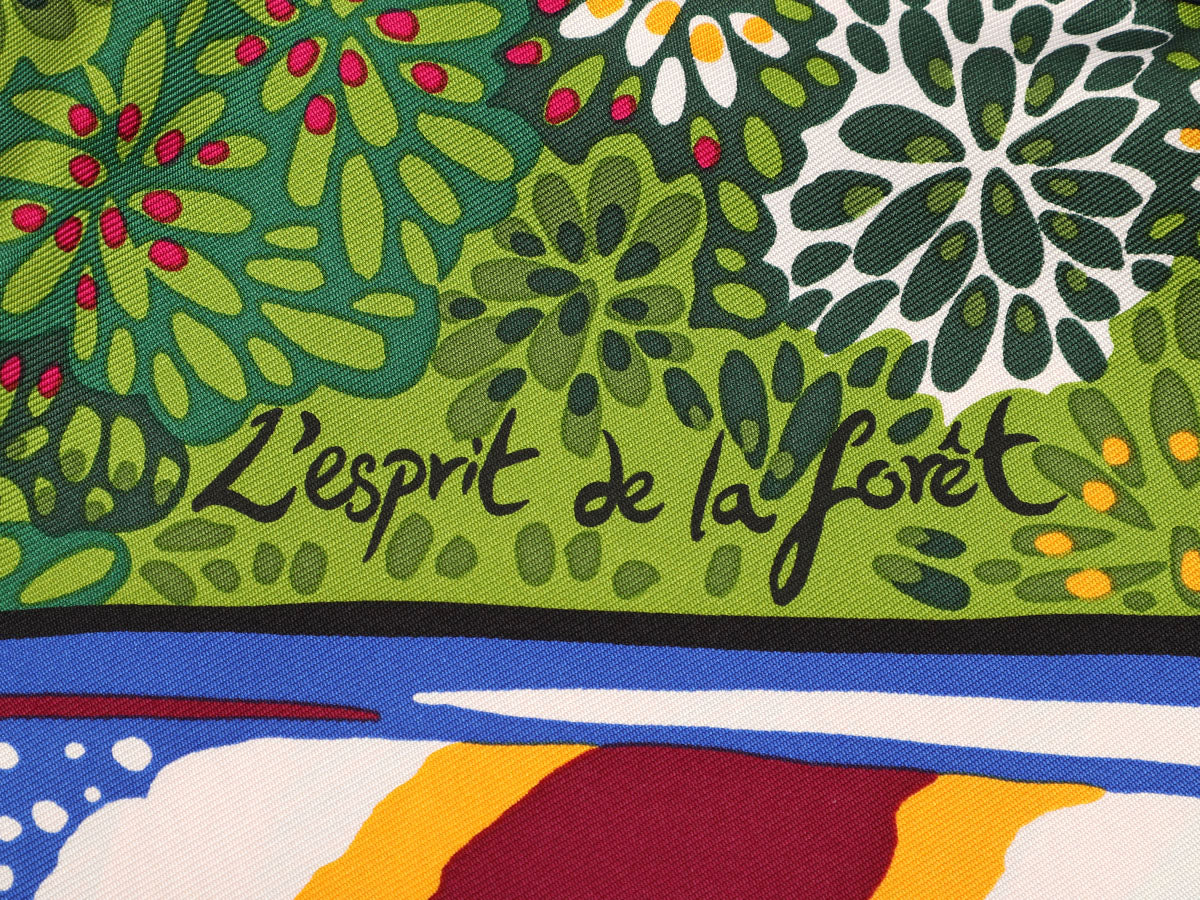 Hermès L’esprit de la Fôret Silk Scarf 90cm - Image 3