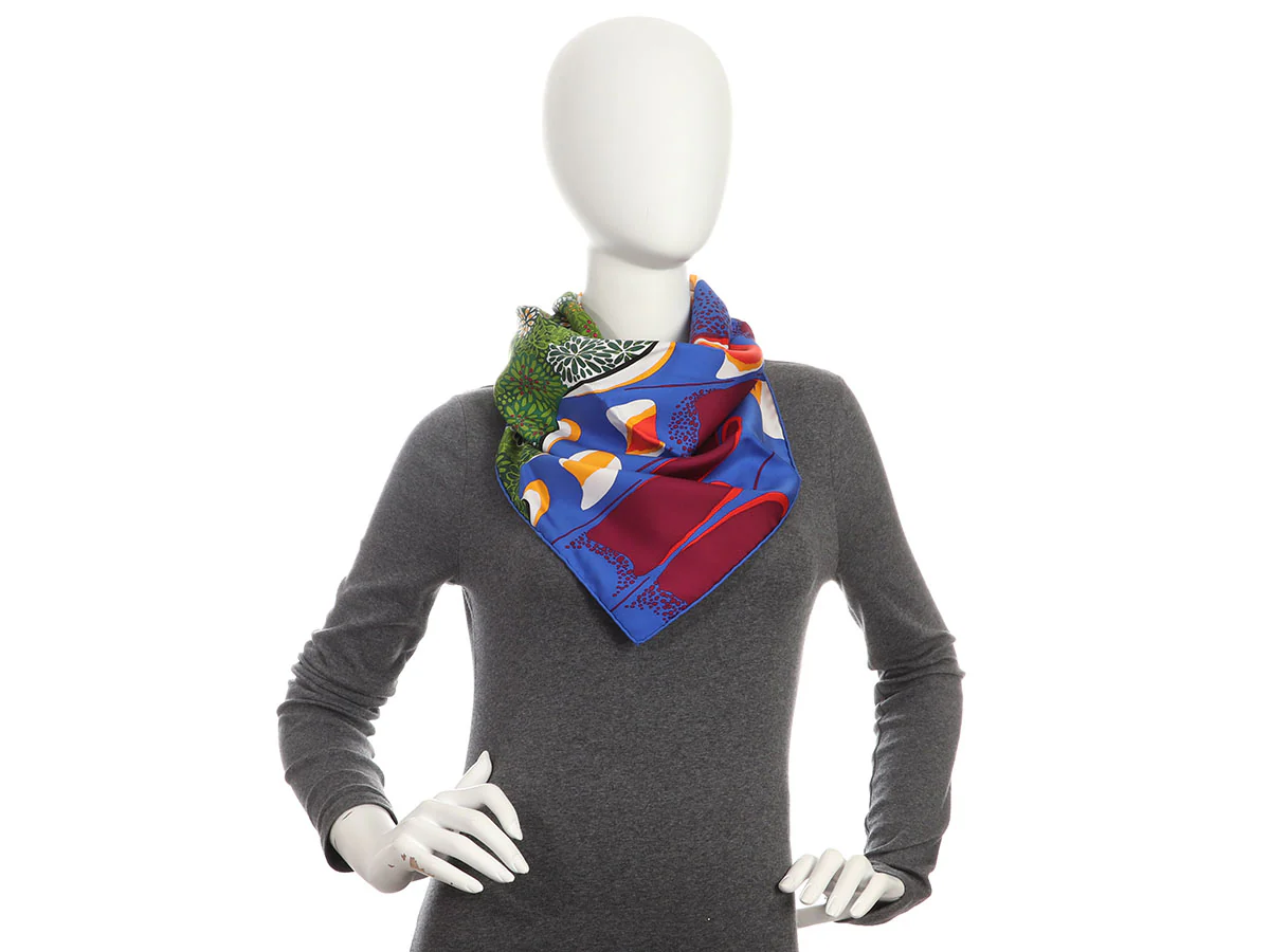 Hermès L’esprit de la Fôret Silk Scarf 90cm - Image 5