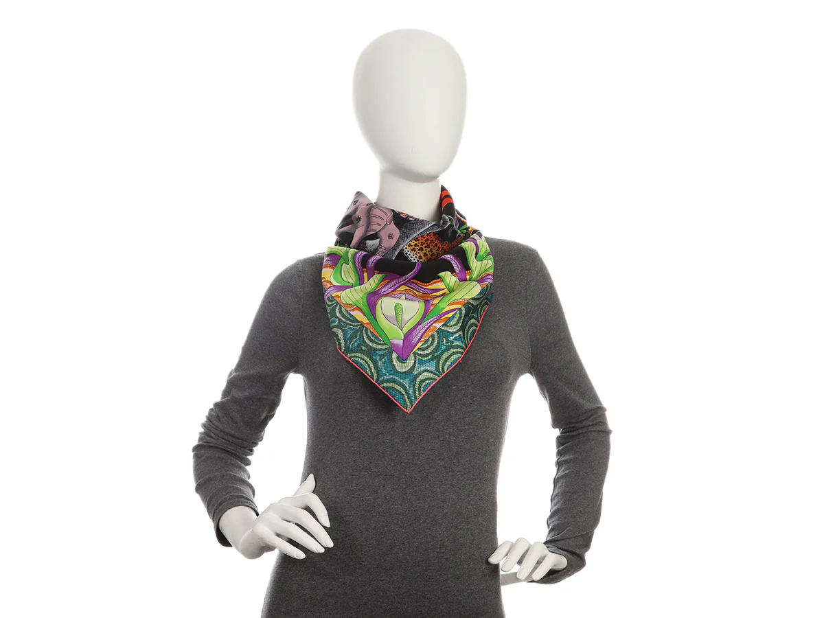 Hermès La Marche du Zambèze Silk Scarf 90cm - Image 5
