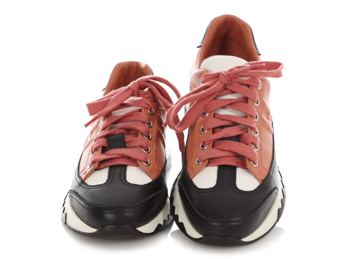 Hermès Leather Trail Sneakers - Image 2