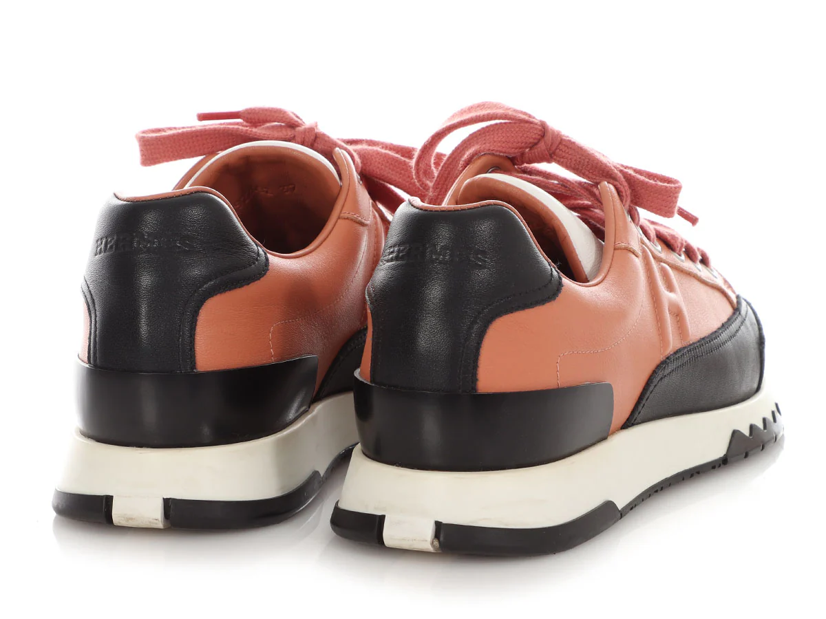 Hermès Leather Trail Sneakers - Image 4