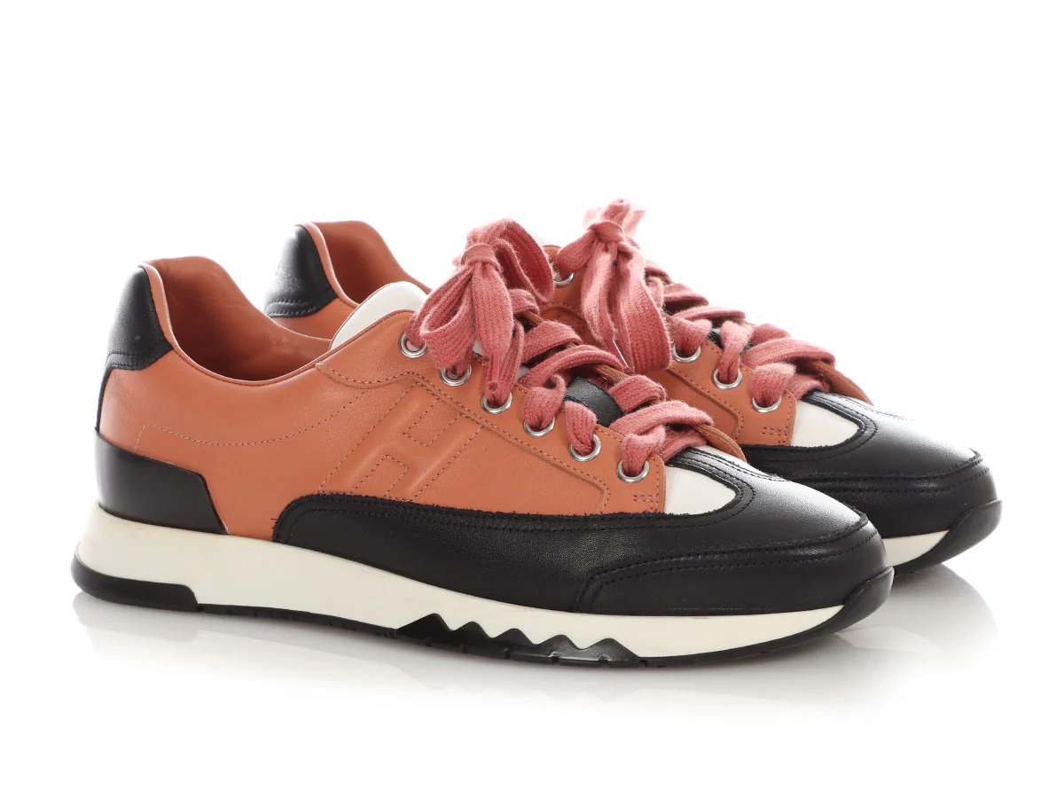 Hermès Leather Trail Sneakers - Image 5