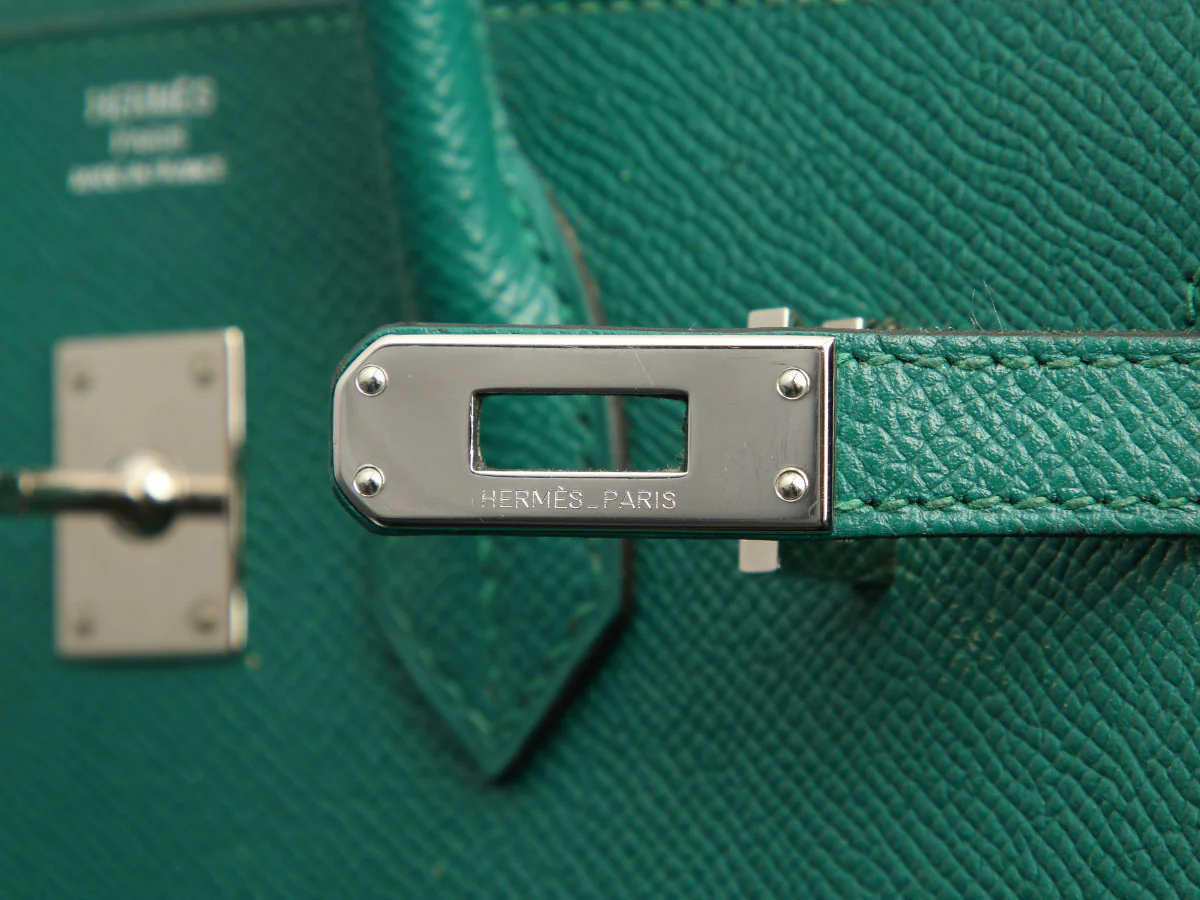 Hermès Malachite Epsom Birkin 25 - Image 10