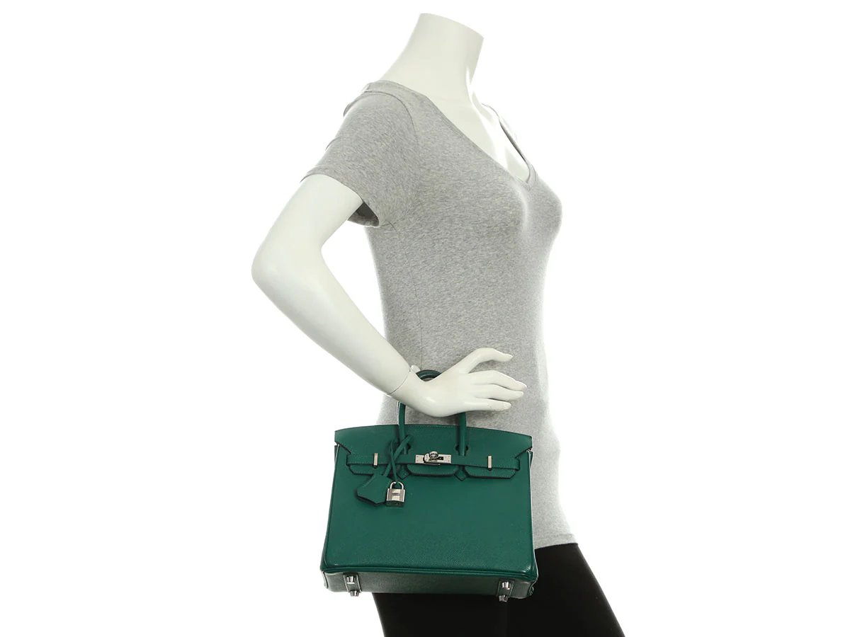 Hermès Malachite Epsom Birkin 25 - Image 11