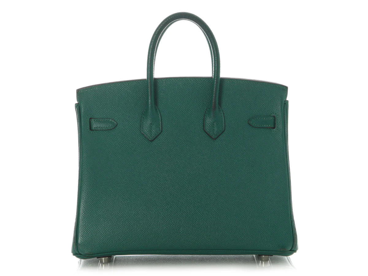 Hermès Malachite Epsom Birkin 25 - Image 4