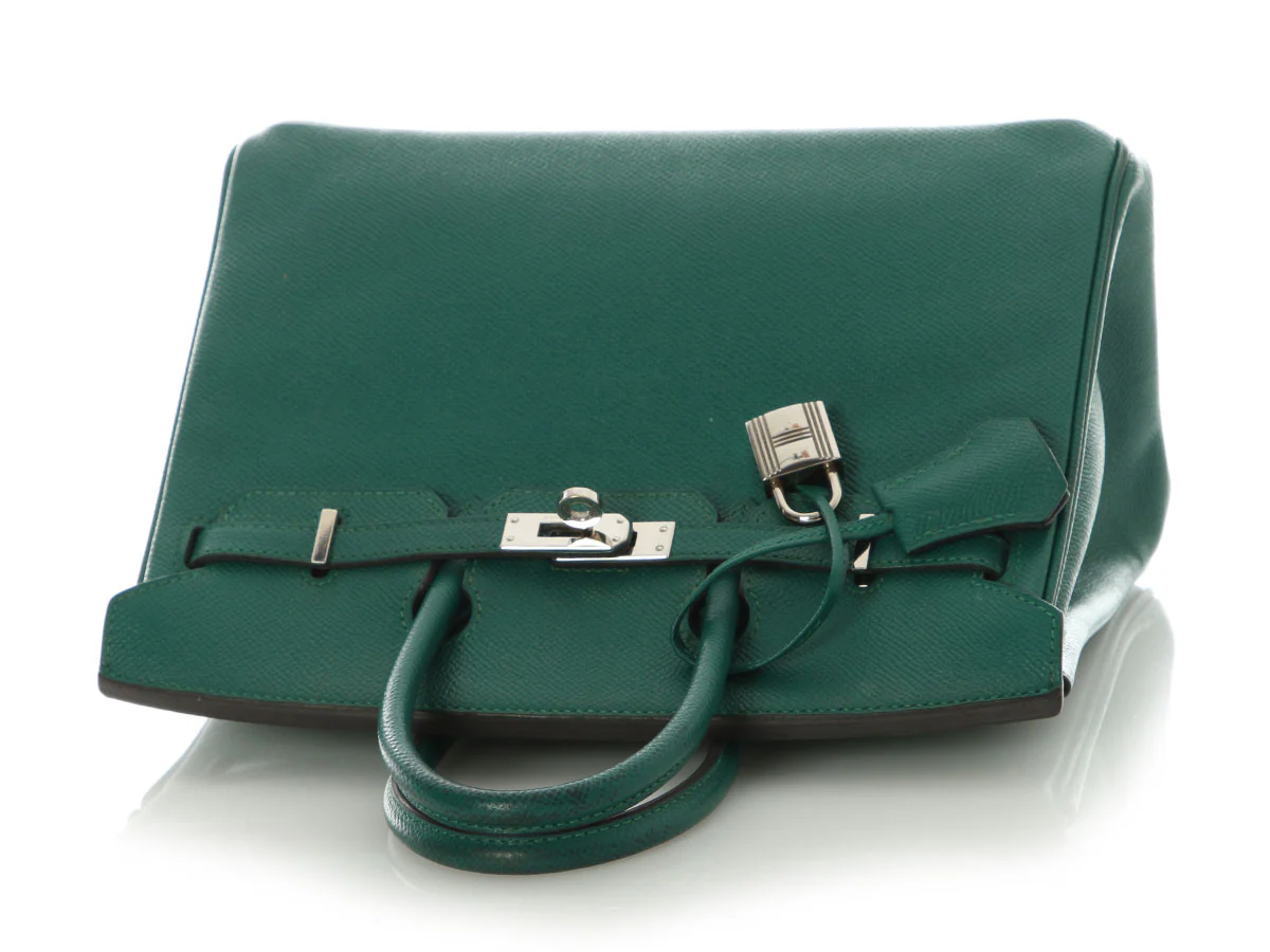 Hermès Malachite Epsom Birkin 25 - Image 7