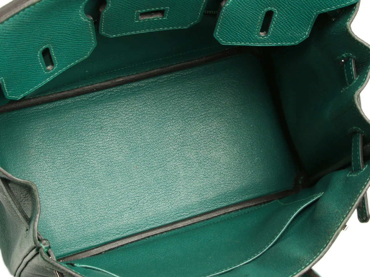 Hermès Malachite Epsom Birkin 25 - Image 9