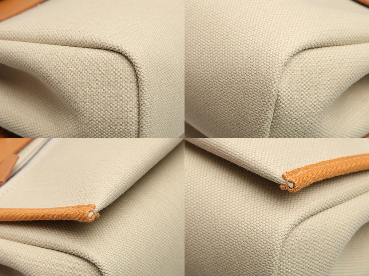 Hermès Mini Beton Toile and Vache Hunter Herbag Zip 20 - Image 9