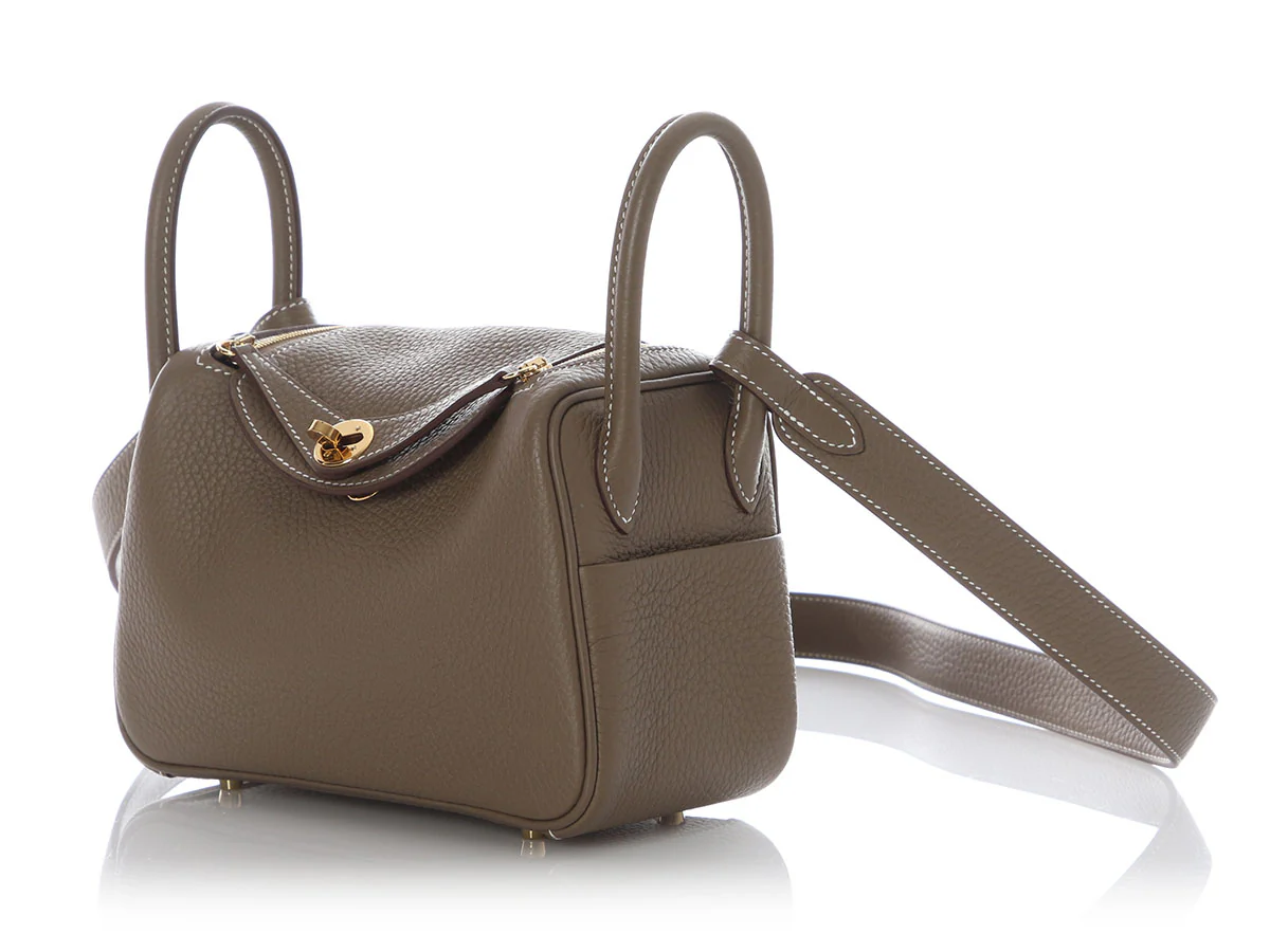 Hermès Mini Etoupe Cleménce Lindy 20 - Image 3