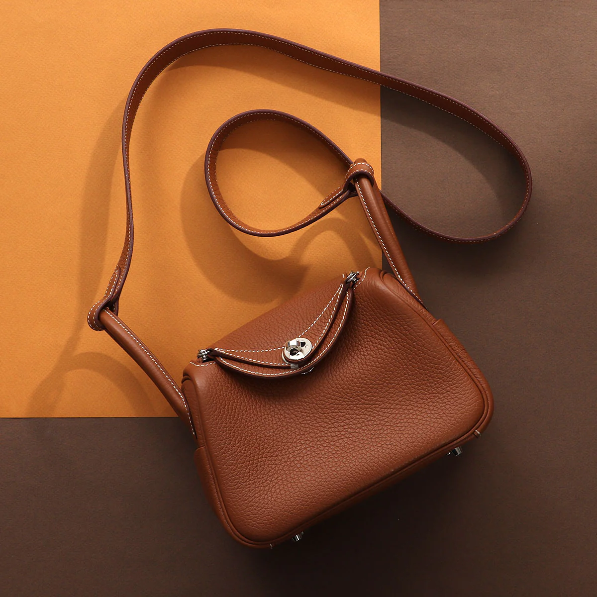 Hermès Mini Gold Clémence Lindy 20