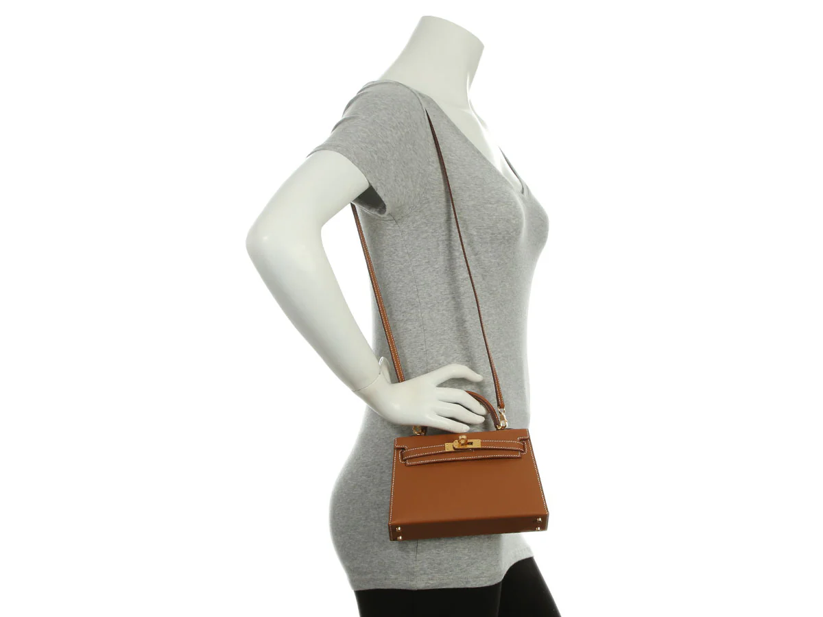 Hermès Mini Gold Epsom Kelly 20 - Image 12
