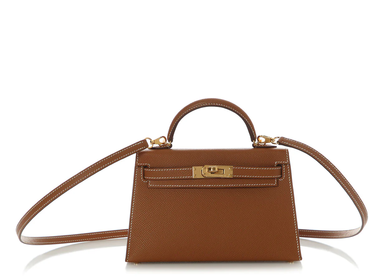 Hermès Mini Gold Epsom Kelly 20 - Image 2