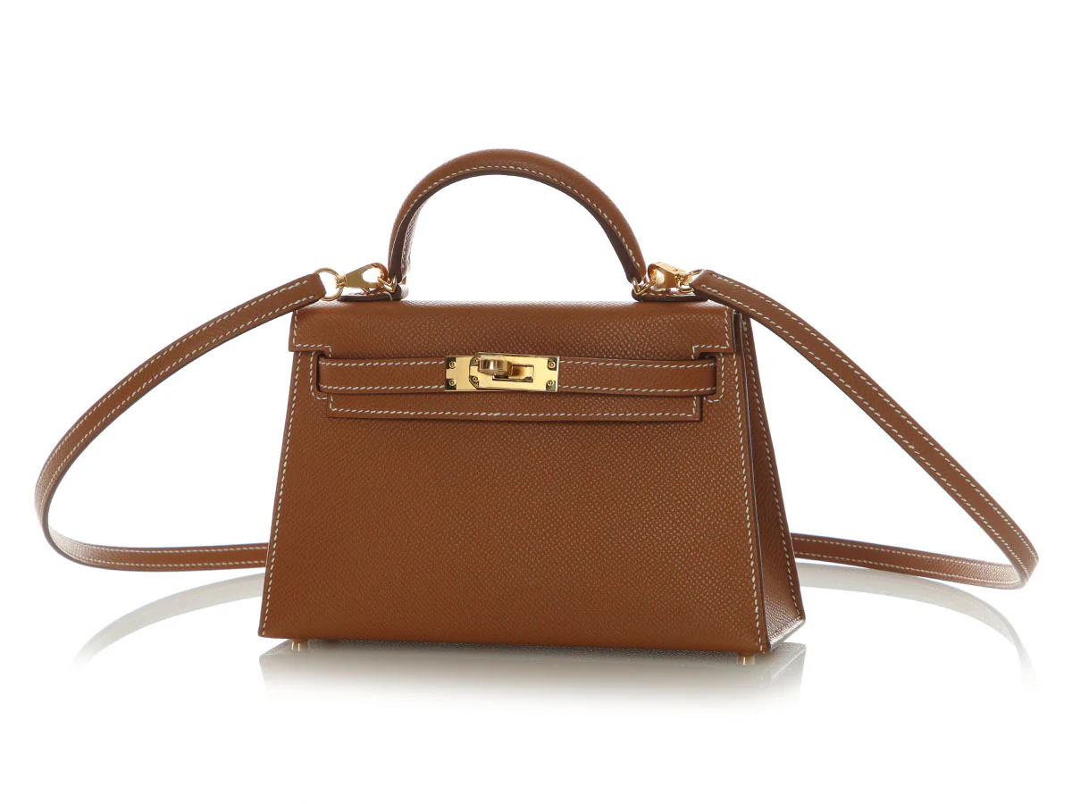 Hermès Mini Gold Epsom Kelly 20 - Image 3