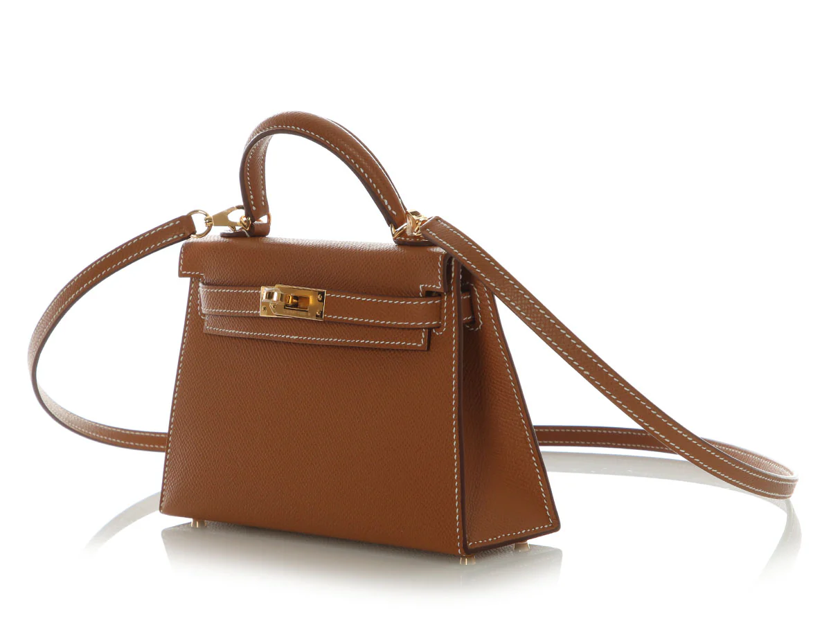 Hermès Mini Gold Epsom Kelly 20 - Image 4