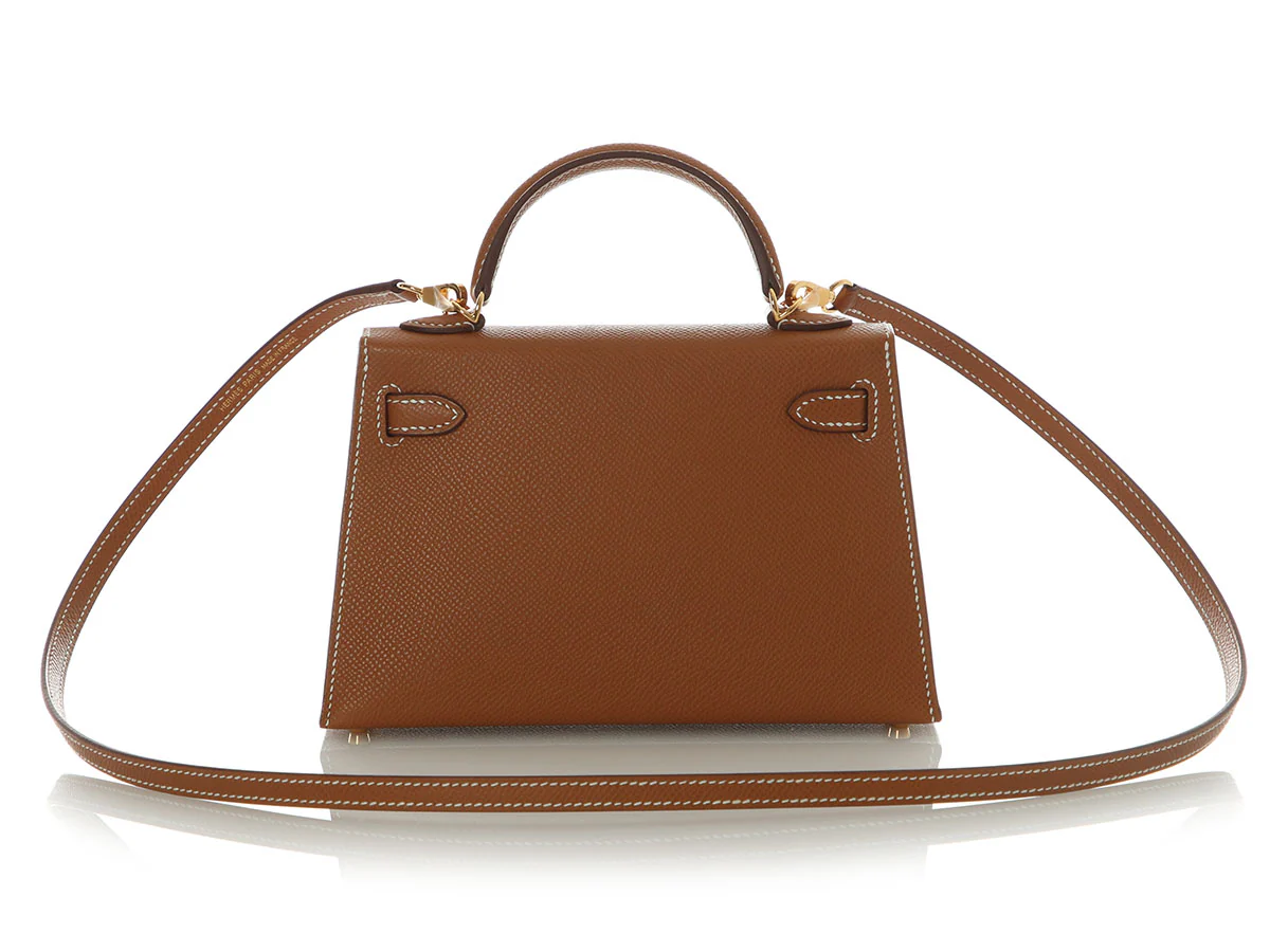 Hermès Mini Gold Epsom Kelly 20 - Image 5