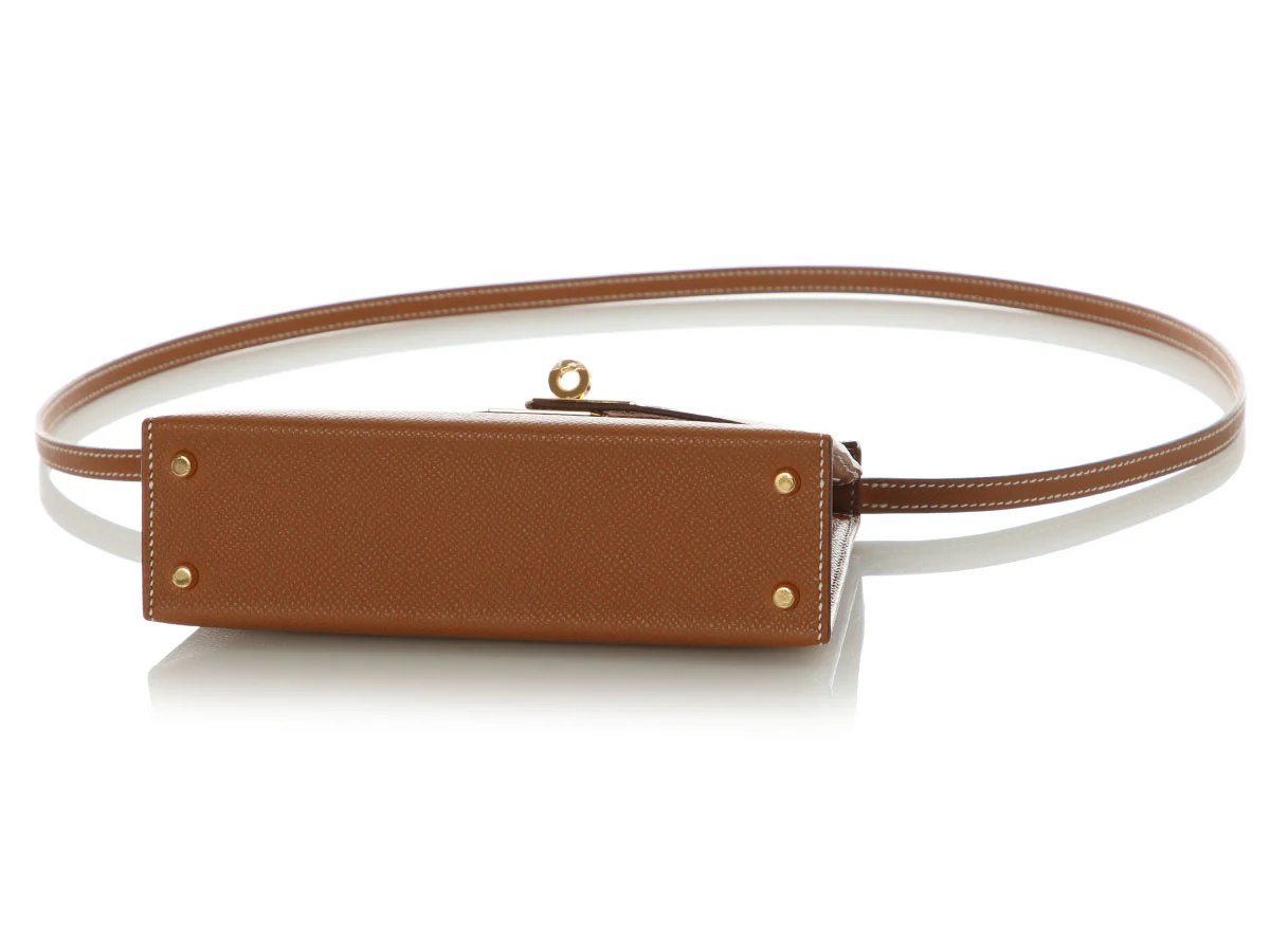 Hermès Mini Gold Epsom Kelly 20 - Image 7