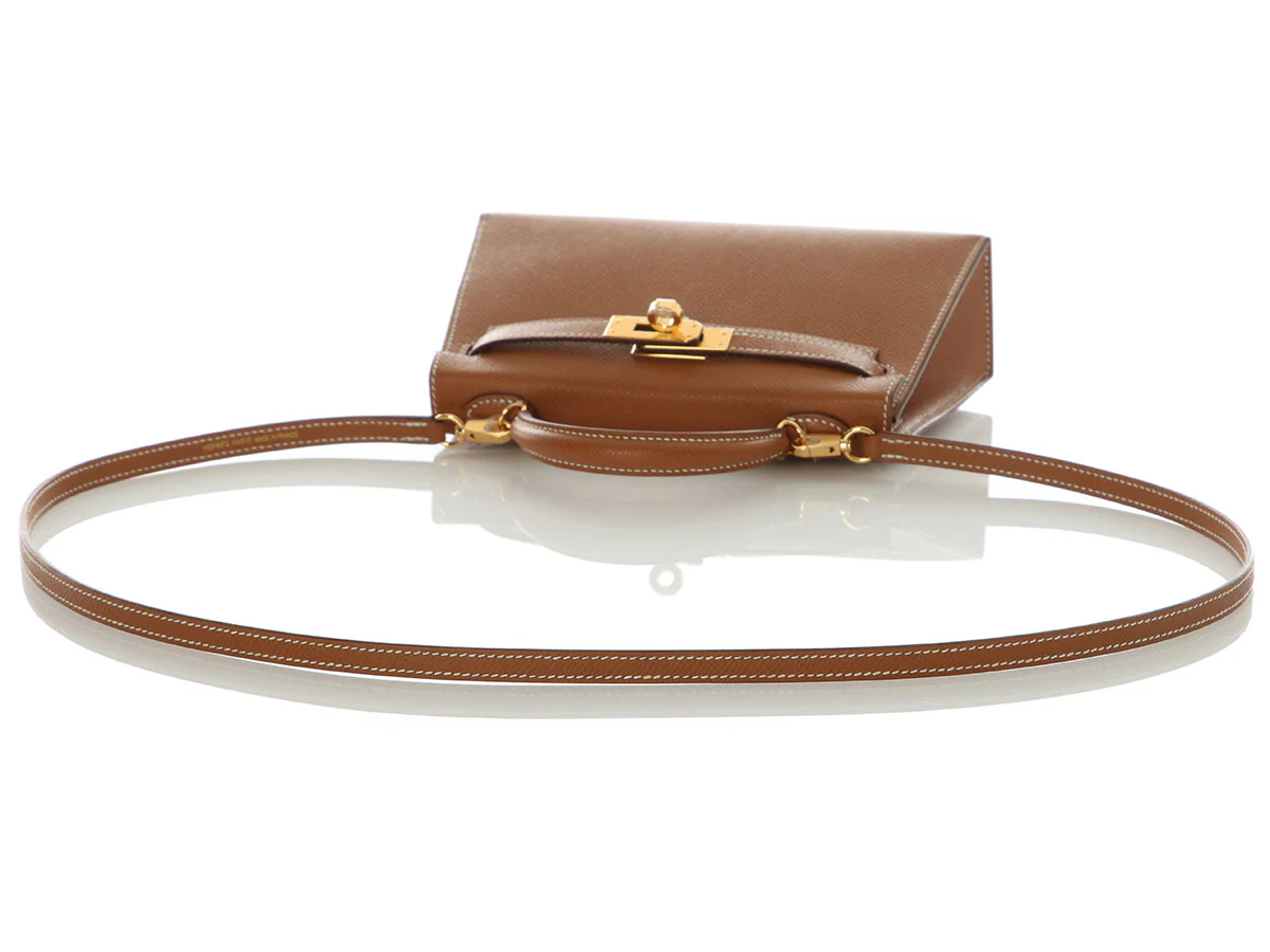 Hermès Mini Gold Epsom Kelly 20 - Image 8