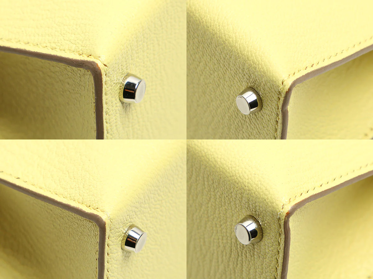 Hermès Mini Limoncello Chèvre Kelly 20 - Image 8