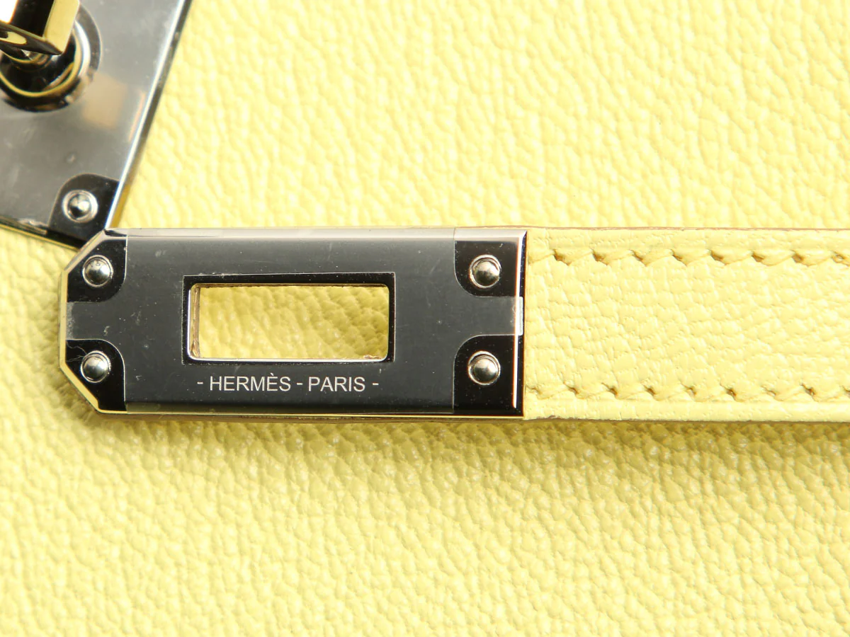 Hermès Mini Limoncello Chèvre Kelly 20 - Image 9