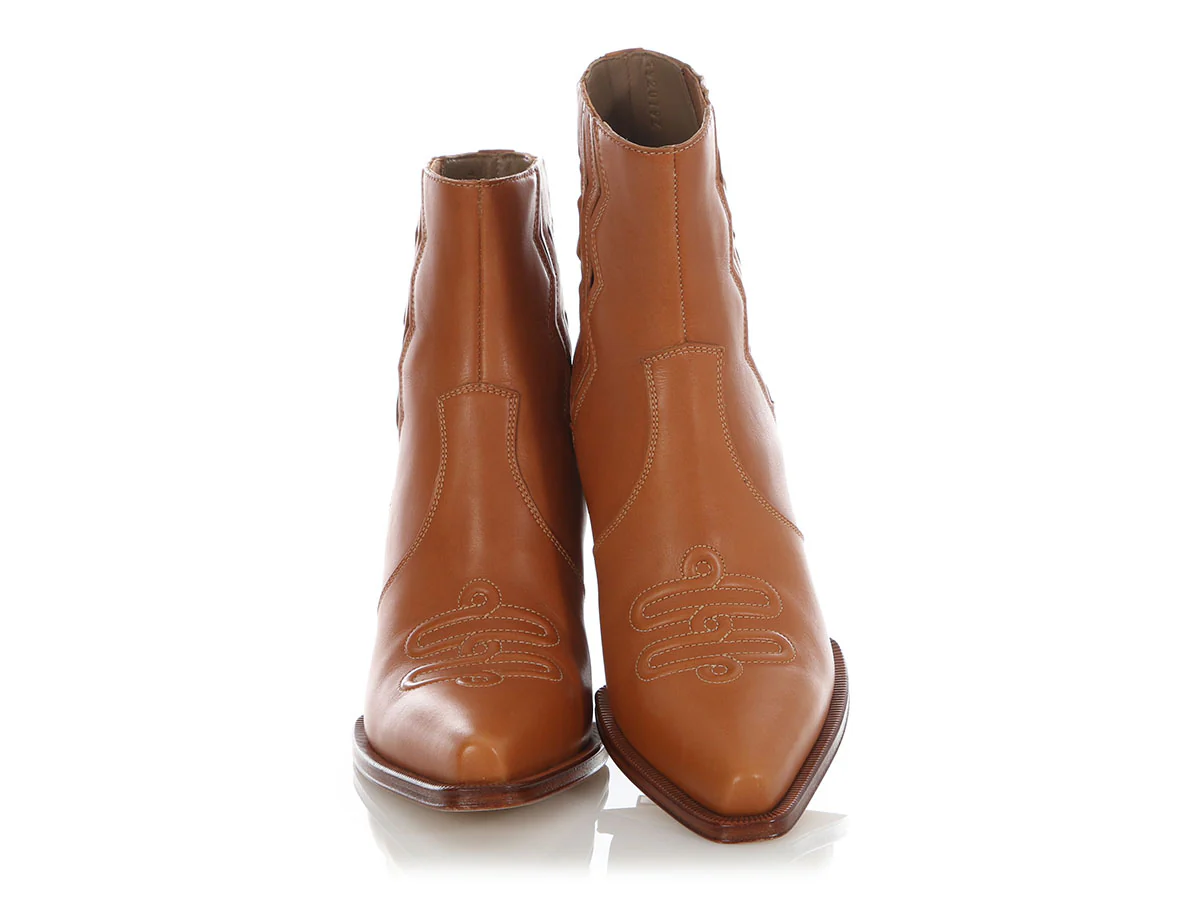 Hermès Natural Calfskin Vegas Ankle Boots - Image 2