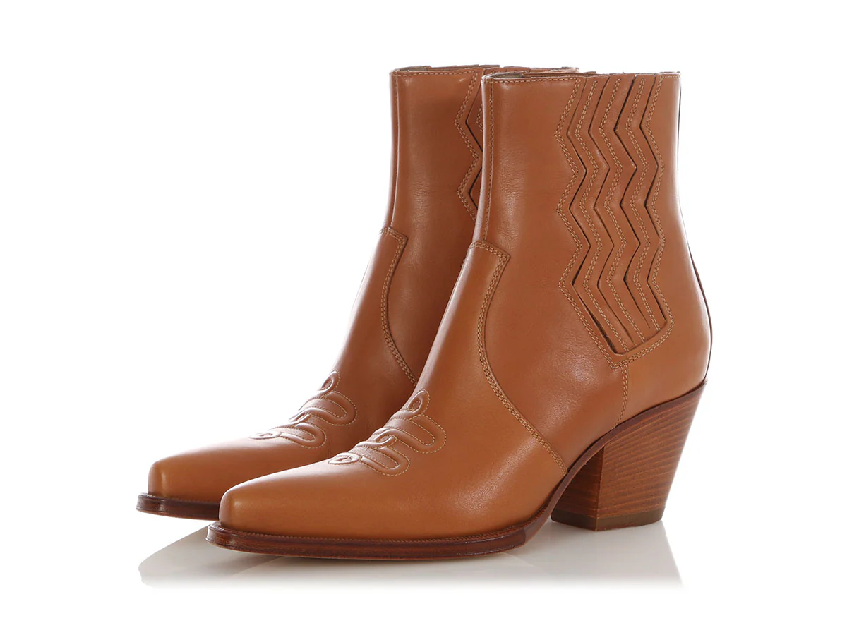 Hermès Natural Calfskin Vegas Ankle Boots - Image 3