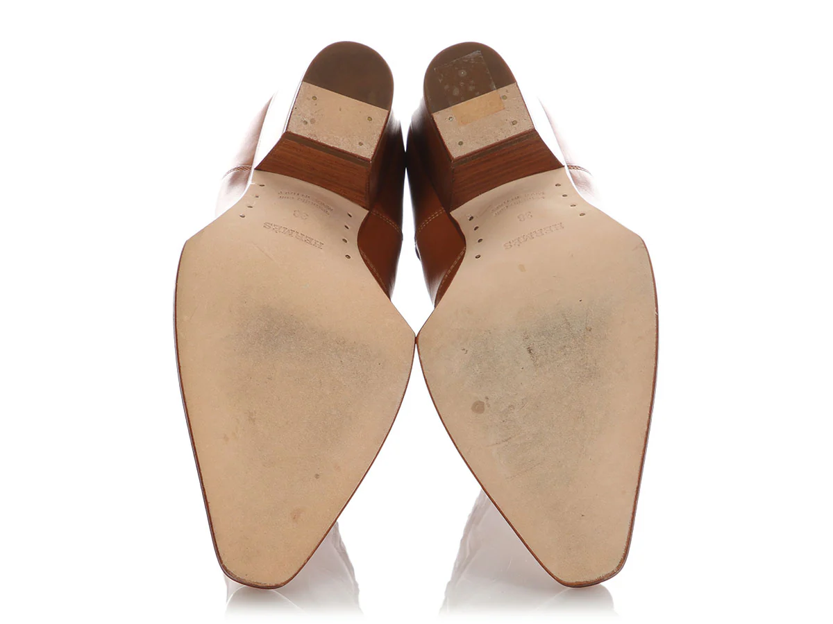 Hermès Natural Calfskin Vegas Ankle Boots - Image 6