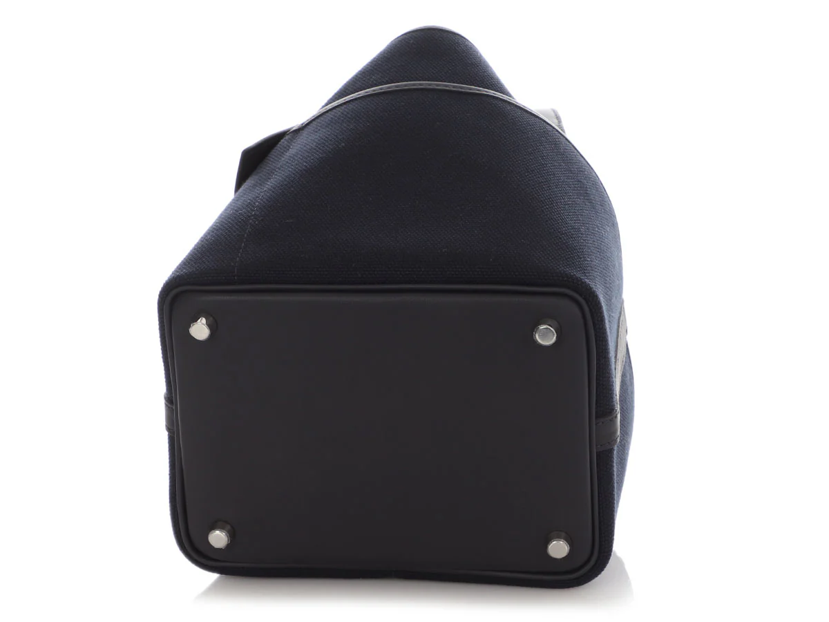 Hermès Navy Cargo Picotin Lock 18 - Image 7