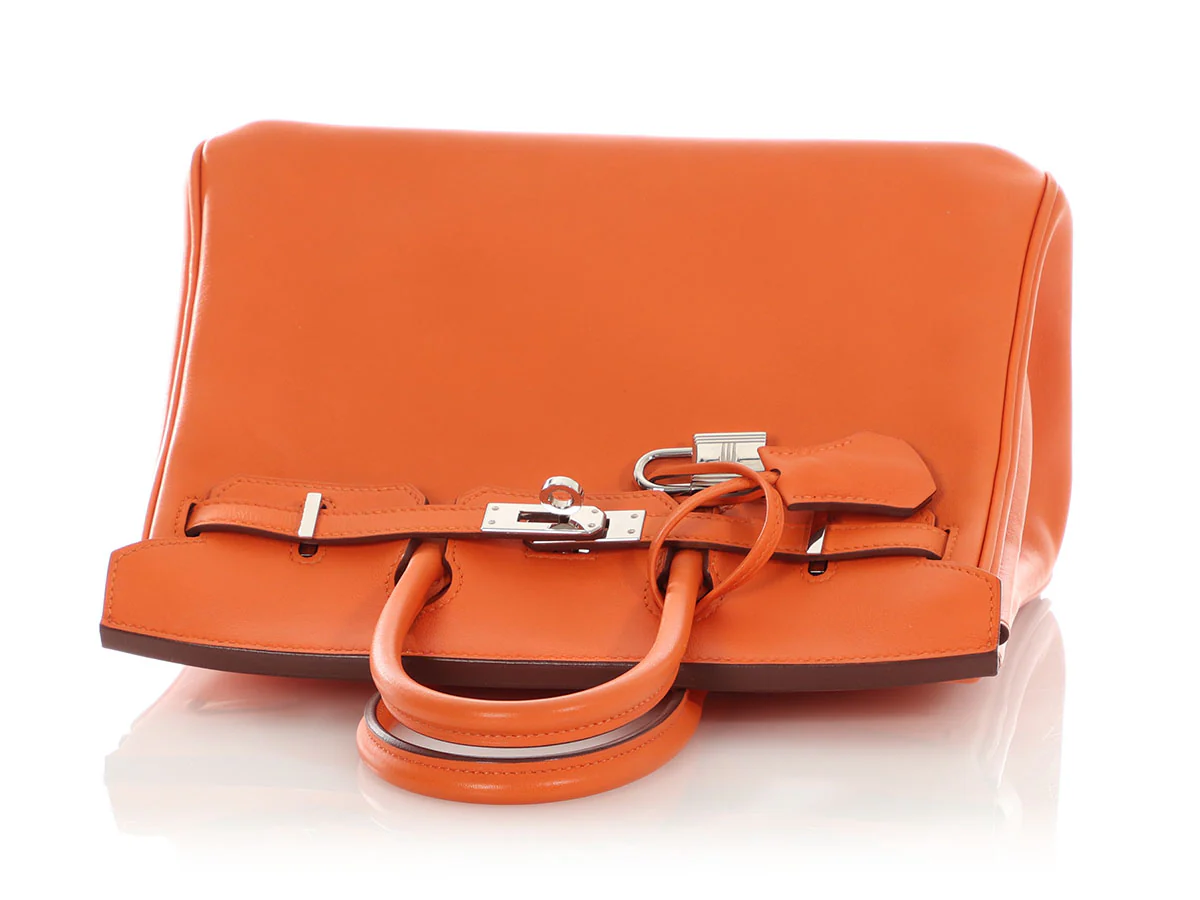 Hermès Orange Swift Birkin 25 - Image 7