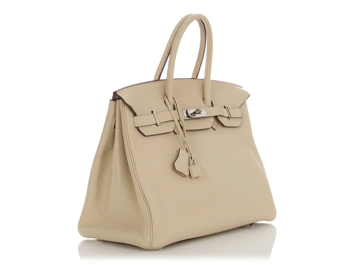 Hermès Parchemin Clémence Birkin 35 - Image 5