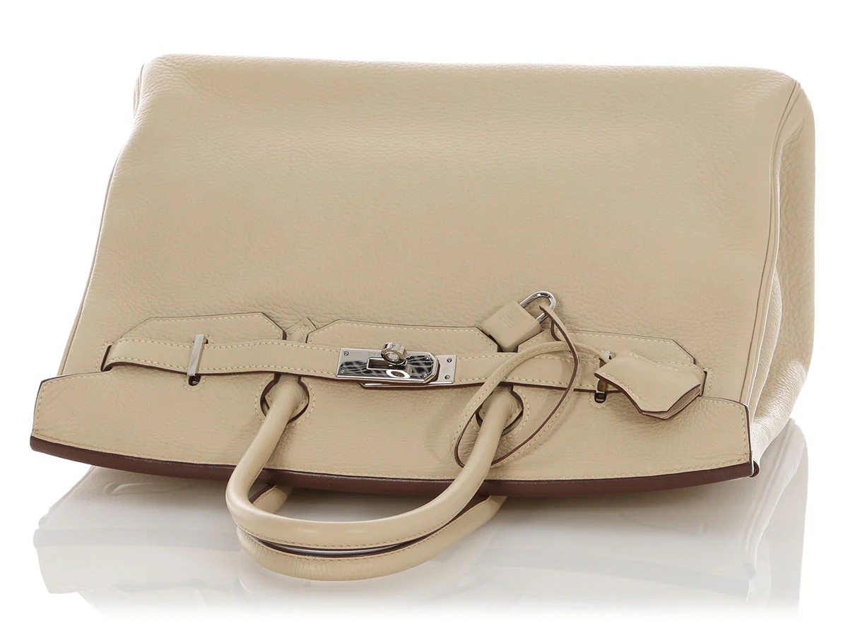 Hermès Parchemin Clémence Birkin 35 - Image 7